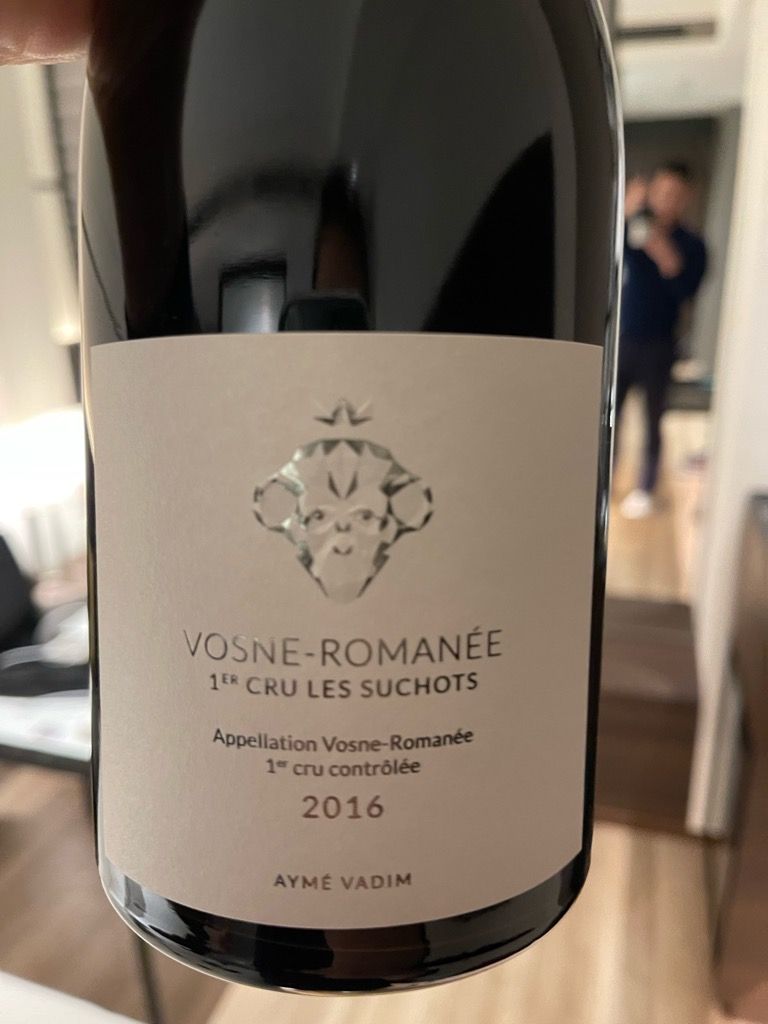 2016 Maison Aymé Vadim Vosne-Romanée 1er Cru Les Suchots