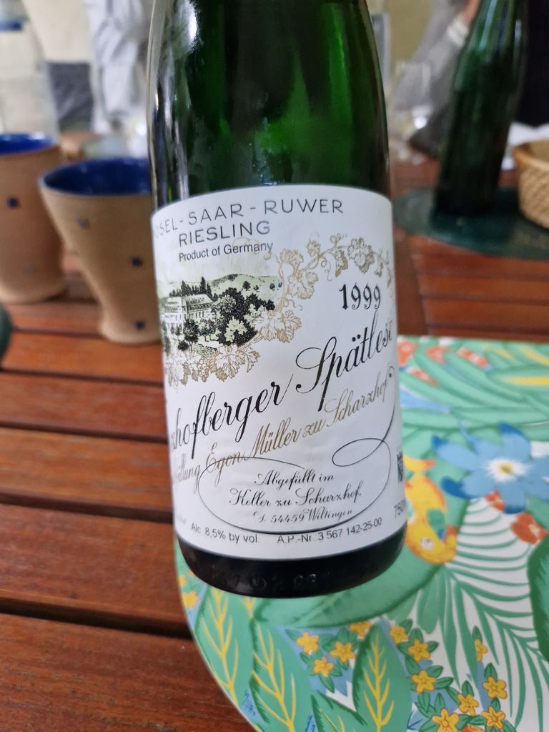 1999 Egon Müller Scharzhofberger Riesling Spätlese - CellarTracker