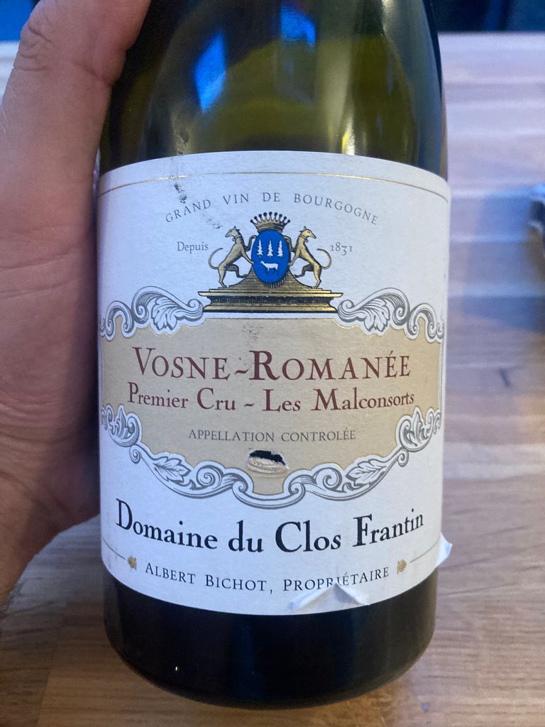  Bichot Vosne-Romanée 2018 750ml 2018 Maison Albert Bichot Vosne-Romanée 1er Cru Les Malconsorts
