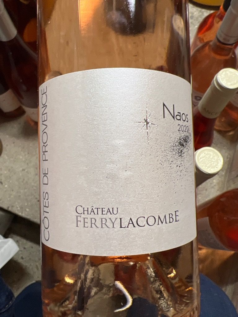 2022 Château Ferry Côtes de Provence Naos, France, Provence