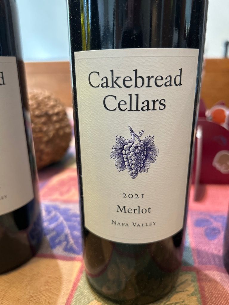 2021 Cakebread Cellars Merlot, USA, California, Napa / Sonoma, Carneros ...