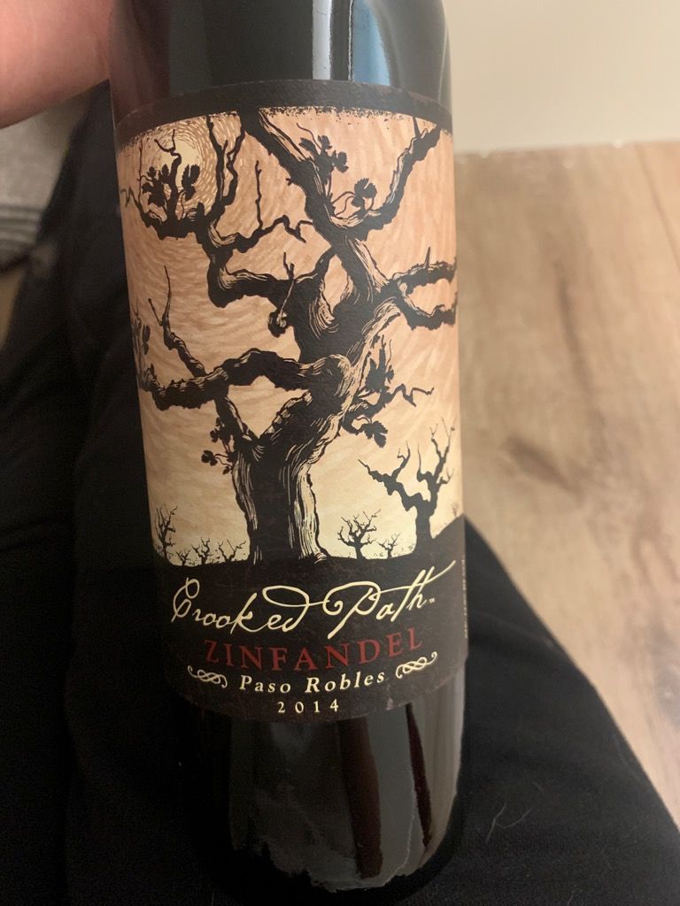 2014 Crooked Path Cellars Zinfandel, USA, California, Central Coast ...