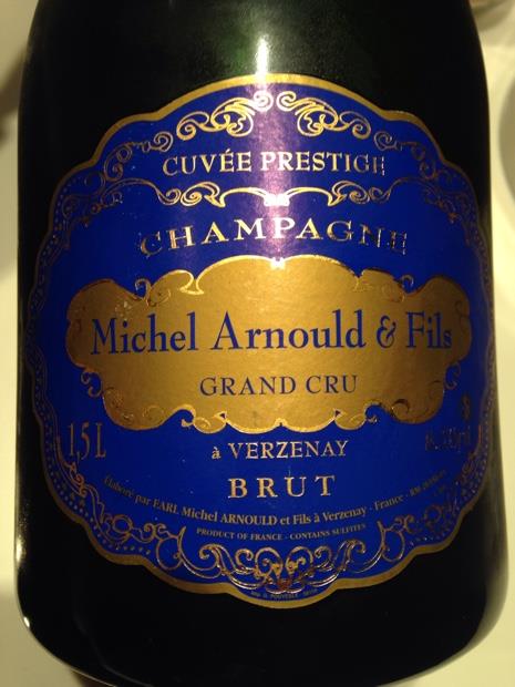 2000 Michel Arnould & Fils Champagne Grand Cru Cuvée Prestige, France ...