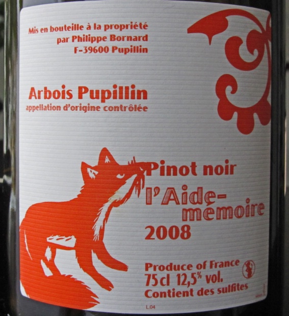 2006 Tony Bornard Pinot Noir Arbois Pupillin L