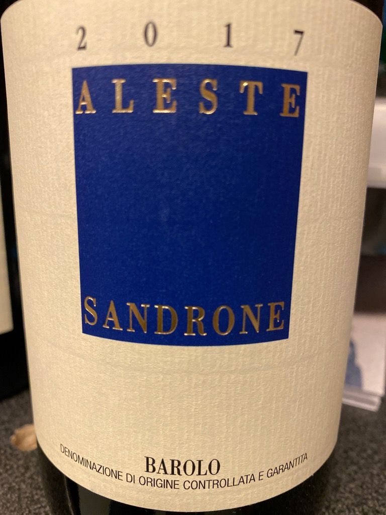2017 Luciano Sandrone Barolo Aleste - CellarTracker