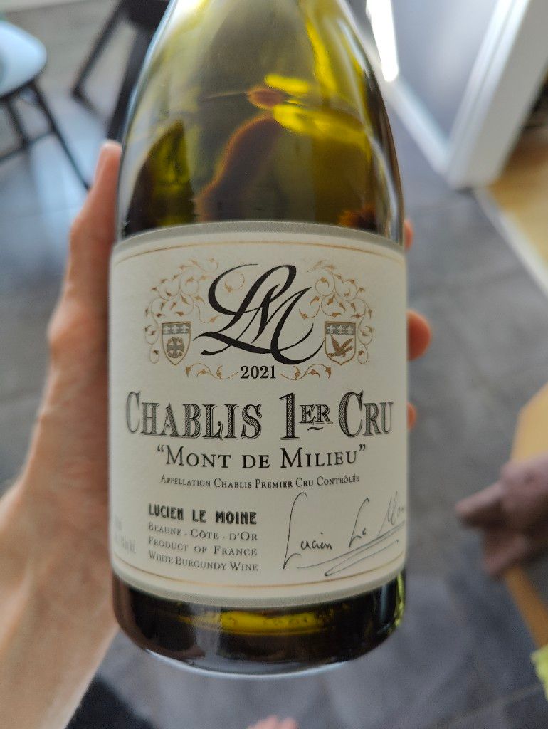 Lucien Le Moine Chablis Er Cru Mont De Milieu France Burgundy