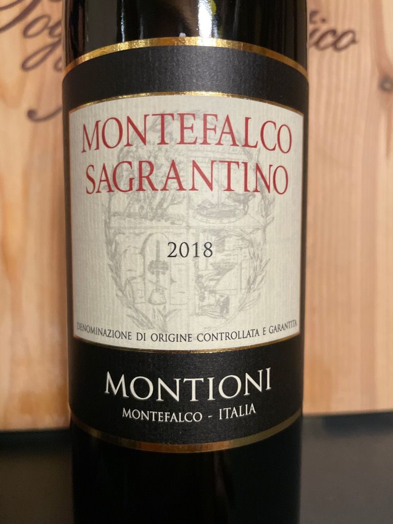 2018 Montioni Montefalco Sagrantino, Italy, Umbria, Montefalco ...