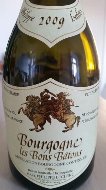 2010 Philippe Leclerc Bourgogne Les Bons Bâtons - CellarTracker