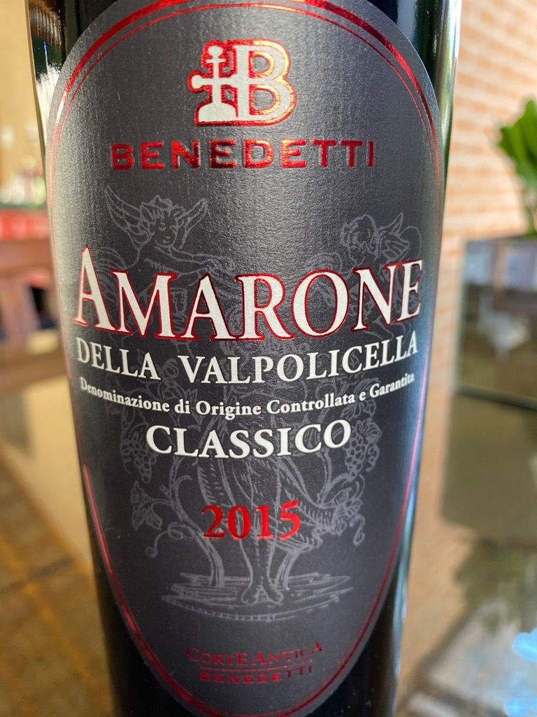 2015 Benedetti Amarone della Valpolicella Classico