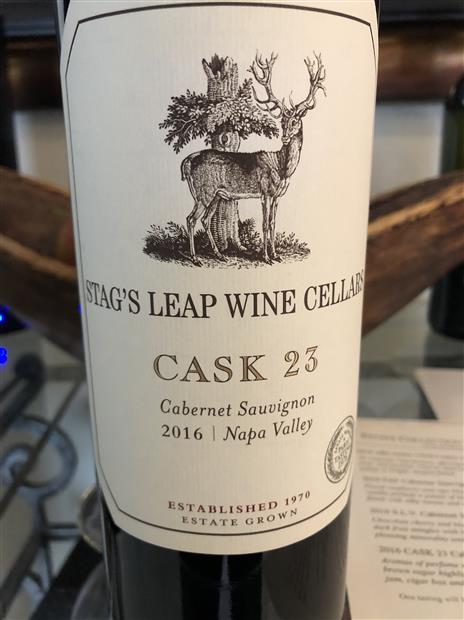 2015 Stag's Leap Wine Cellars Cabernet Sauvignon Cask 23 ...