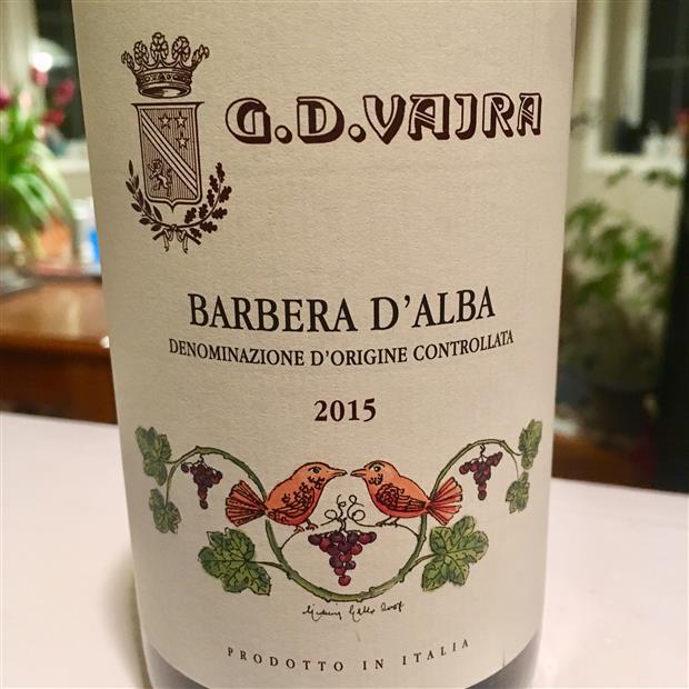 2017 G.D. Vajra Barbera d'Alba - CellarTracker