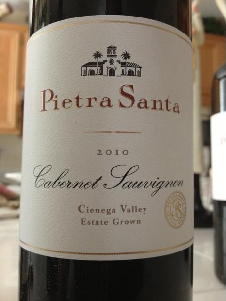 2010 Pietra Santa Cabernet Sauvignon, USA, California, Central Coast ...