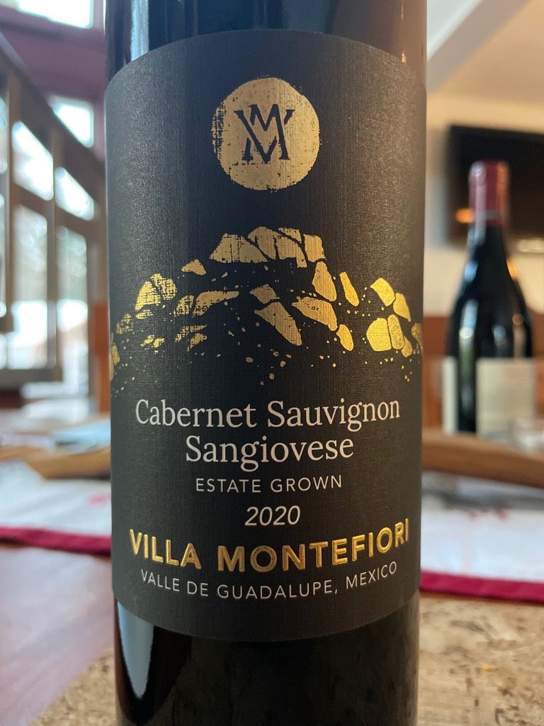 2020 Villa Montefiori Cabernet - Sangiovese, Mexico, Baja California ...