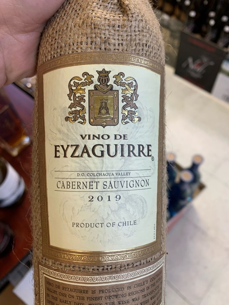1997 Vino de Eyzaguirre Cabernet Sauvignon Reserva Especial San