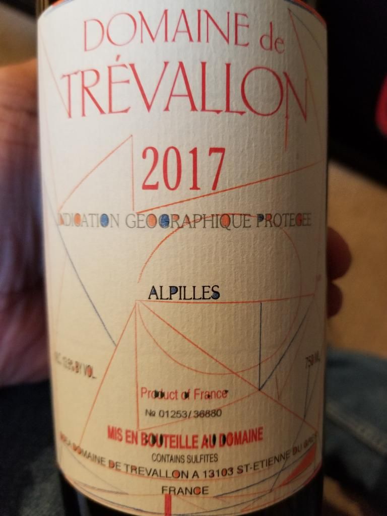 2017 Domaine de Trévallon - CellarTracker