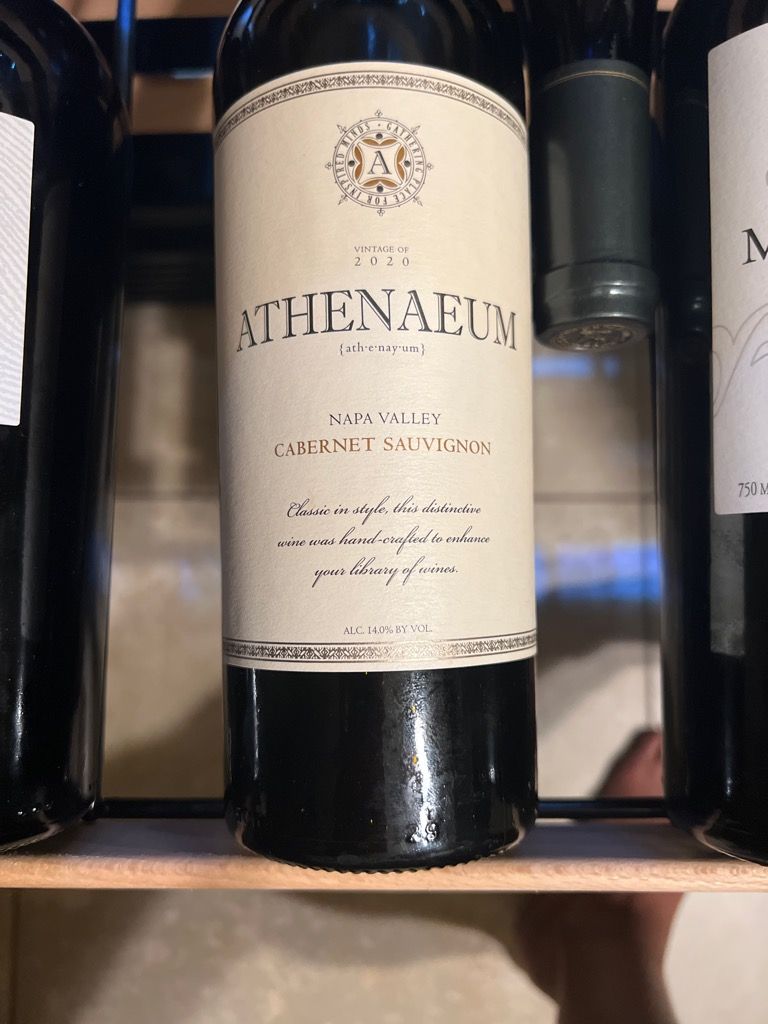 2020 Athenaeum Sauvignon, USA, California, Napa Valley