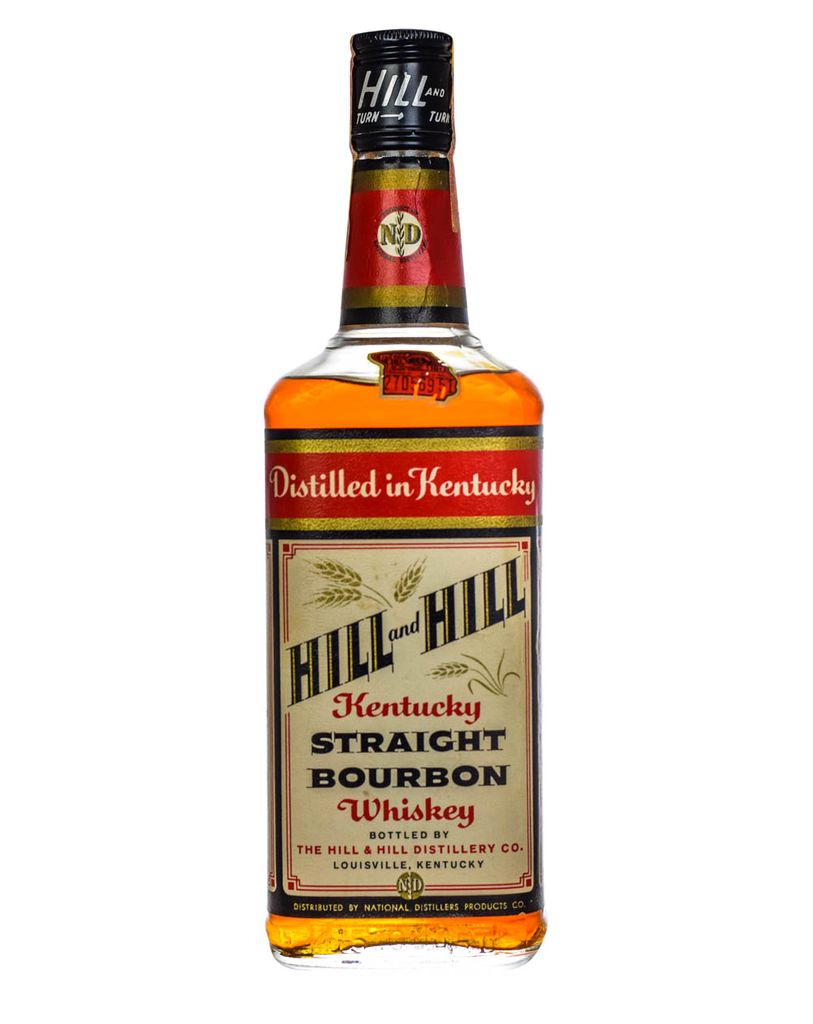 NV National Distillers Hill and Hill Kentucky Straight Bourbon Whiskey ...