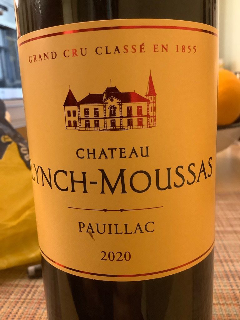 2020 Château - Lynch-Moussas CellarTracker
