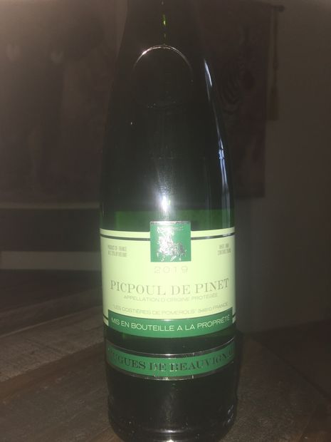 2019 Les Costières De Pomérols Picpoul De Pinet Hugues De Beauvignac ...