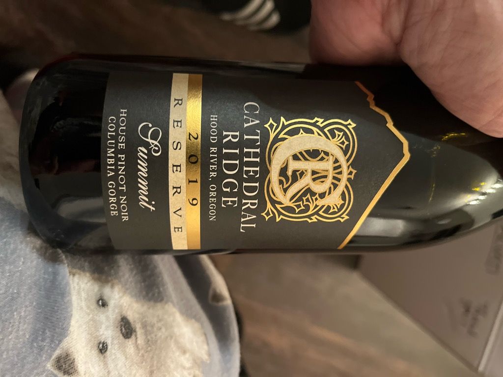 2019 Cathedral Ridge Pinot Noir Summit Reserve, USA, Oregon/Washington ...