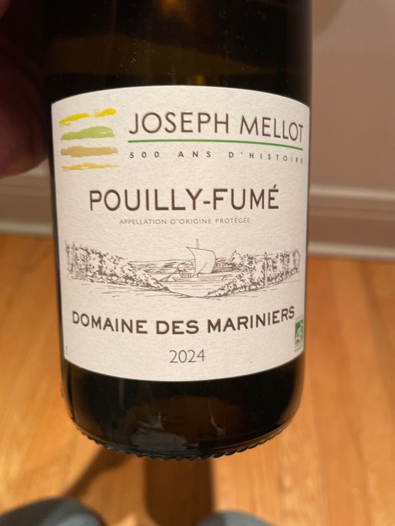 2024 Joseph Mellot Pouilly Fum Domaine Des Mariniers France Loire 2024-joseph-mellot-pouilly-fum-domaine-des-mariniers-france-loire