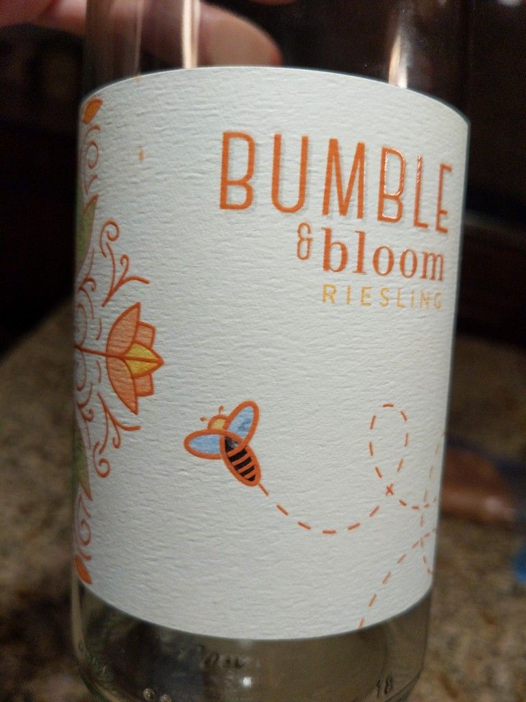 2016 Bumble & Bloom Riesling Columbia Valley, USA, Washington, Columbia ...