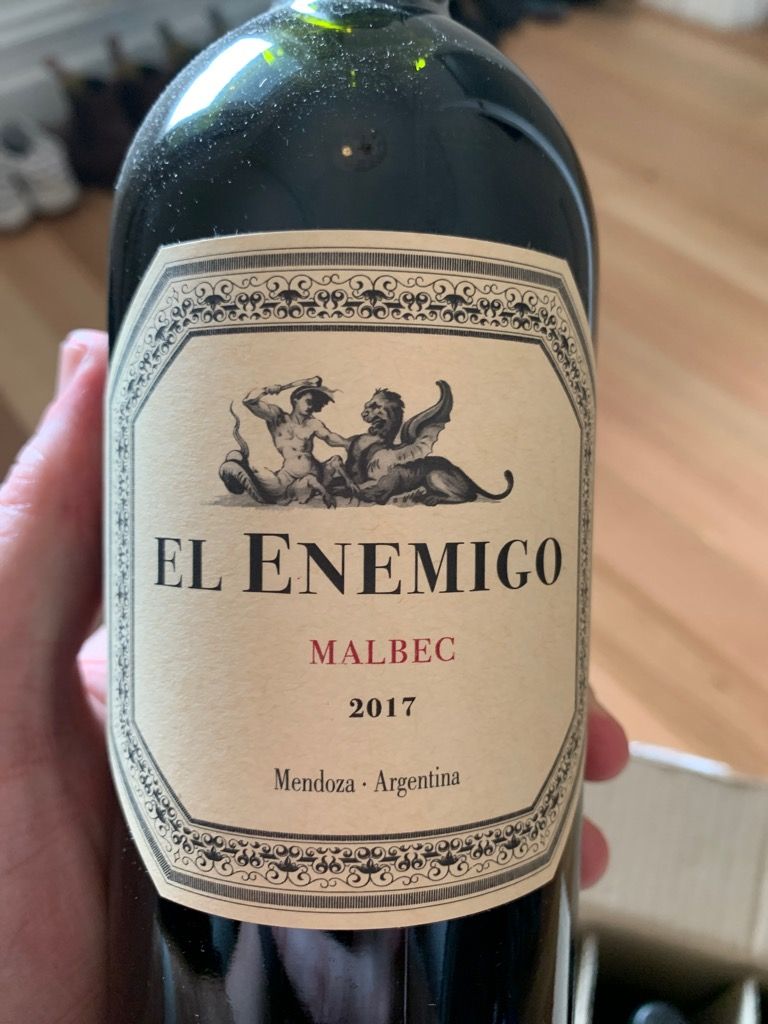 2017 El Enemigo Malbec, Argentina, Mendoza - CellarTracker