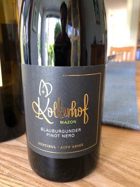 2019 Kollerhof Blauburgunder Pinot Nero, Italy, Trentino-Alto Adige ...