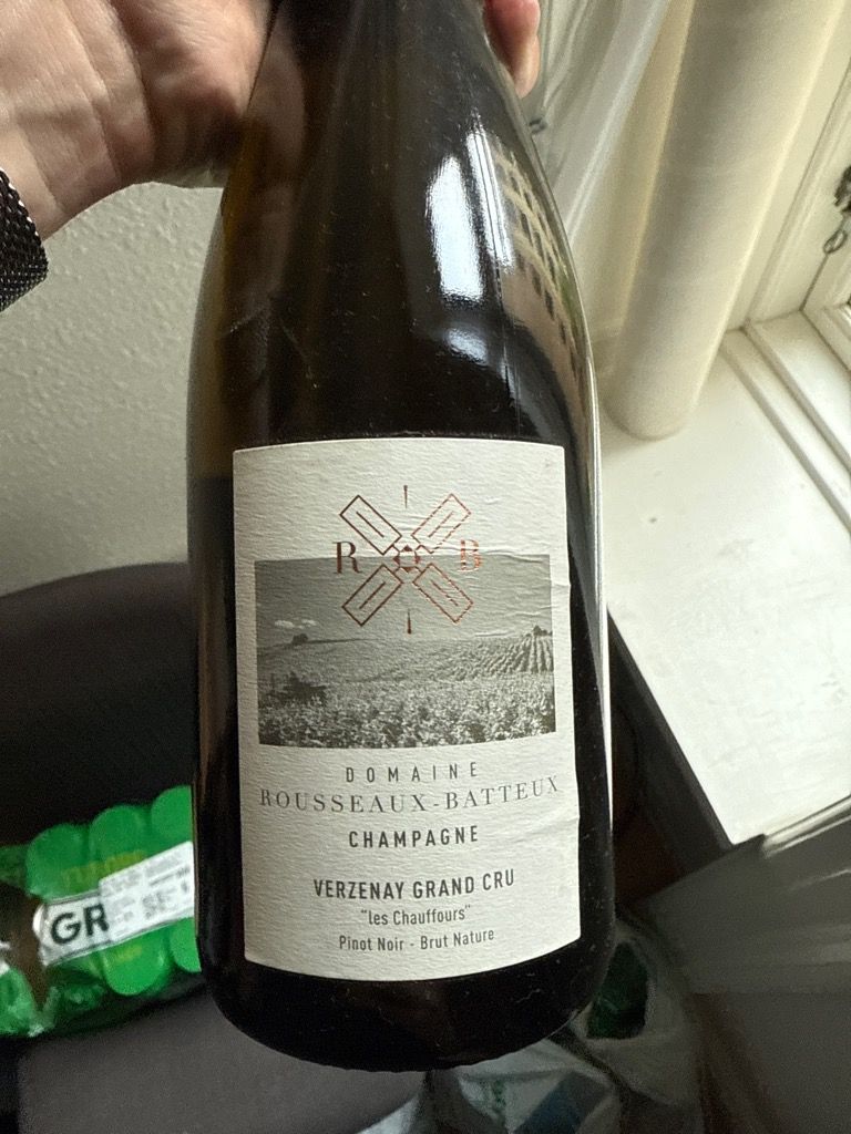 2019 Champagne Rousseaux-Batteux Verzenay Grand Cru 