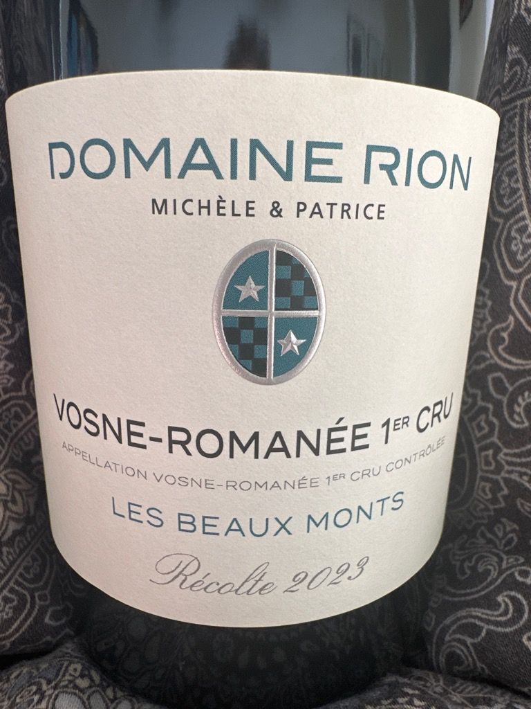 2023 Patrice Rion Vosne-Romanée 1er Cru Les Beaux Monts