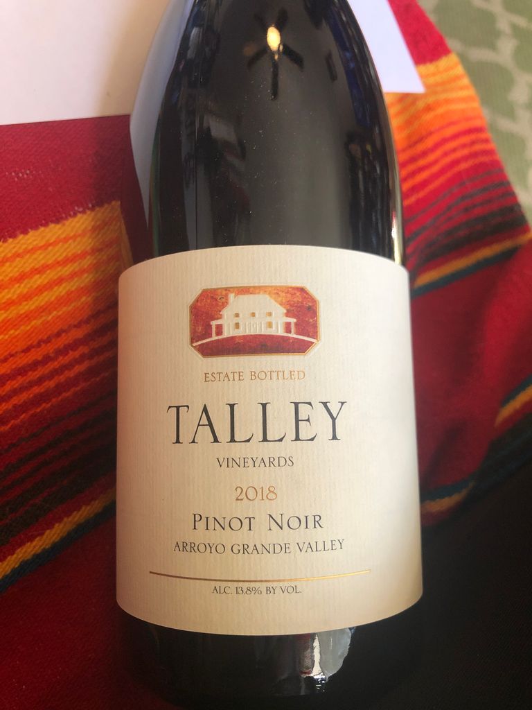 2018 Talley Vineyards Pinot Noir Arroyo Grande Valley, USA, California