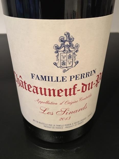 13 Famille Perrin Perrin Fils Chateauneuf Du Pape Les Sinards France Rhone Southern Rhone Chateauneuf Du Pape Cellartracker