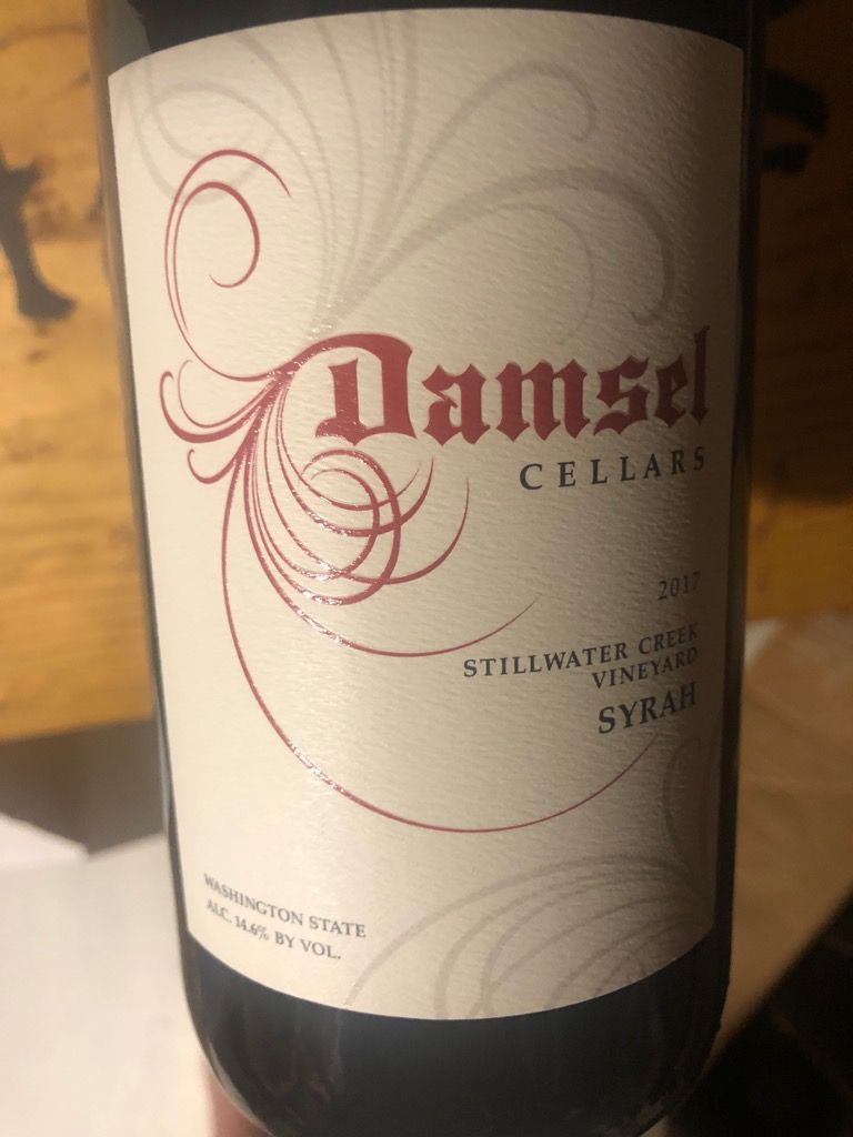 2017 Damsel Cellars Syrah Stillwater Creek Vineyard, USA, Washington