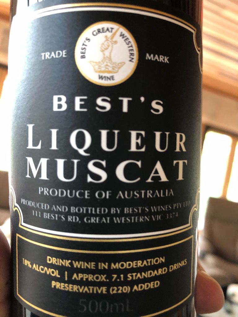 NV Best's Great Western Muscat Liqueur Muscat, Australia, Victoria
