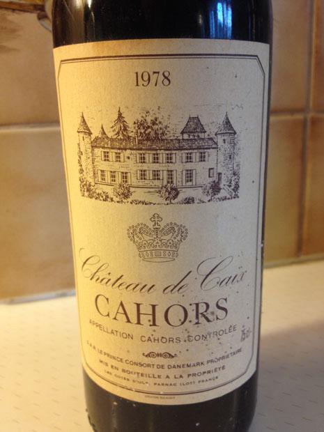 1978 ChÃ¢teau de Cayx Cahors, France, Southwest France, Cahors