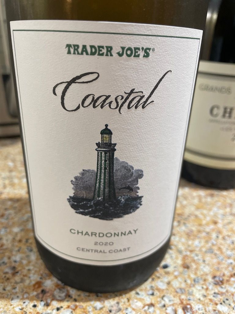 2020 Trader Joe's Chardonnay Coastal, USA, California, Central Coast