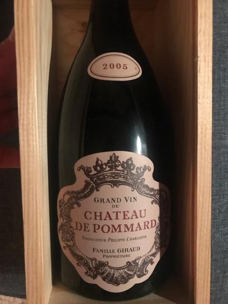 2005 Château de Pommard Pommard Grand Vin - CellarTracker