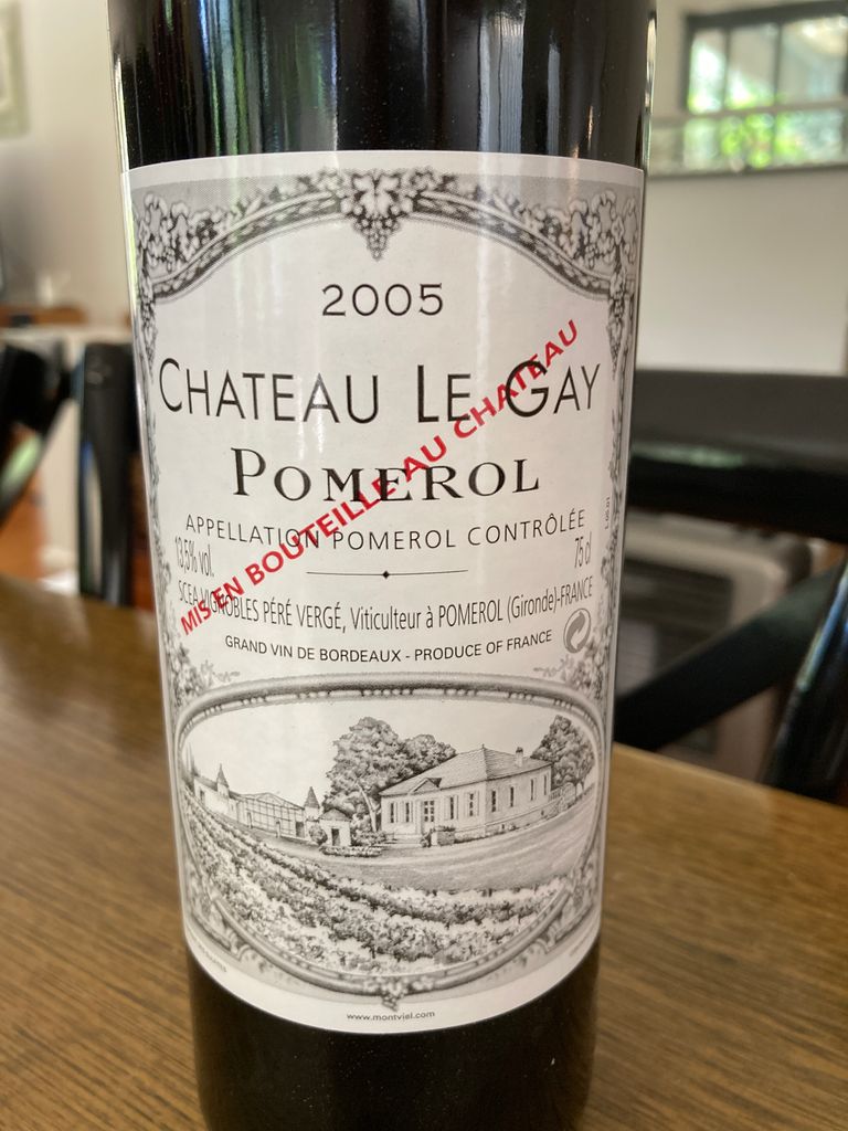 2005 Château Le Gay Pomerol - CellarTracker