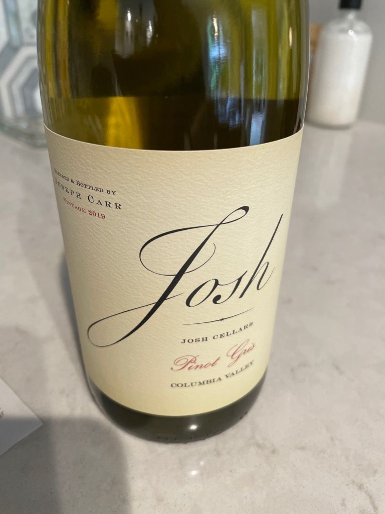 2019 Josh Cellars Pinot Gris, USA, Washington, Columbia Valley