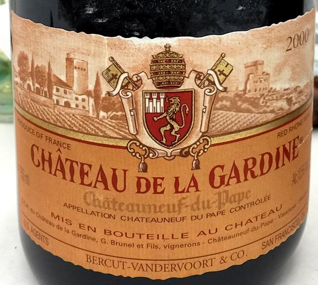 2000 Château de la Gardine Châteauneuf-du-Pape - CellarTracker