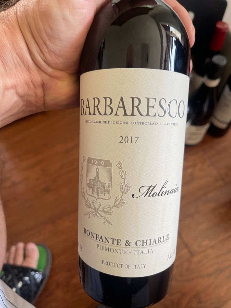 2020 Bonfante and Chiarle Barbaresco Molinaia - CellarTracker