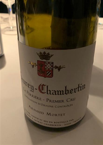 ワイン Gevrey-Chambertin 1er Cru 2017 2017 Arnaud Mortet Gevrey-Chambertin 1er Cru La Perrière