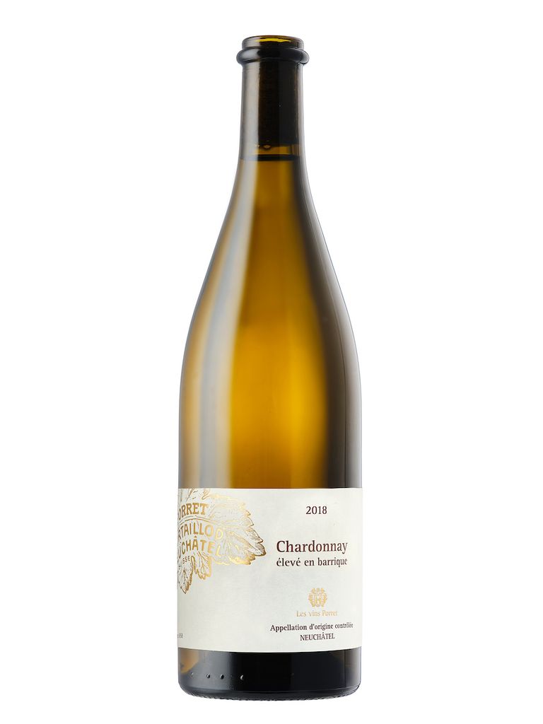 2021 Vins Porret Chardonnay élevé en barrique, Switzerland, Three Lakes ...