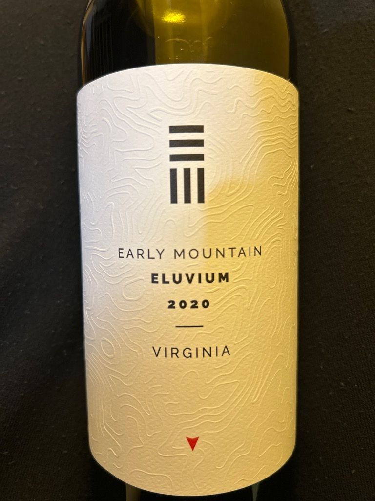 2020 Early Mountain Vineyards Eluvium, USA, Virginia, Central Virginia