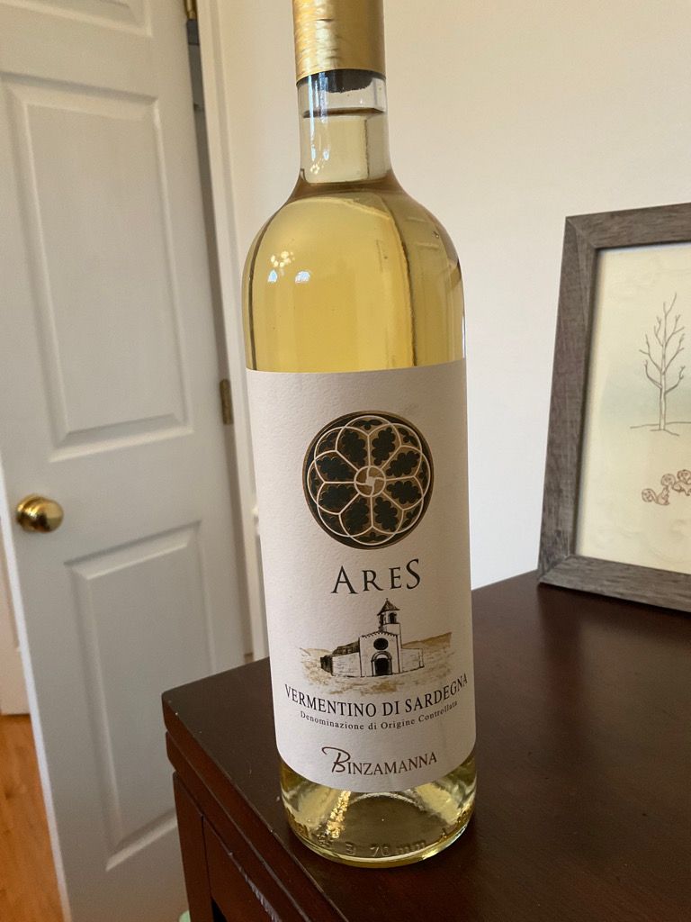 2021 Binzamanna Vermentino di Sardegna Ares, Italy, Sardinia ...