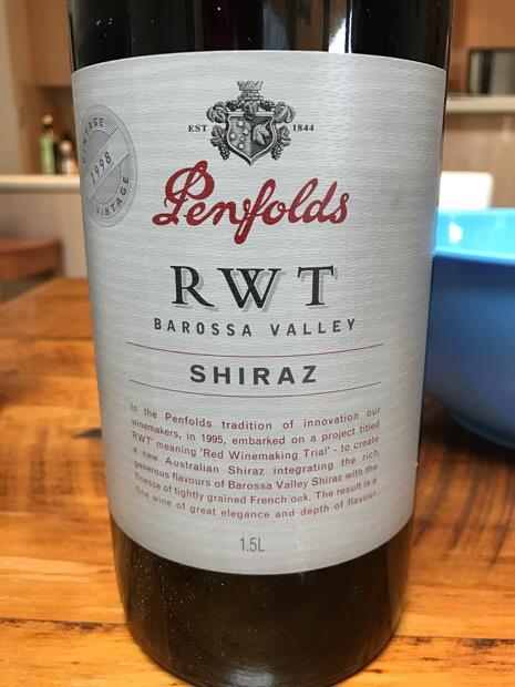 1998 Penfolds Shiraz RWT - CellarTracker