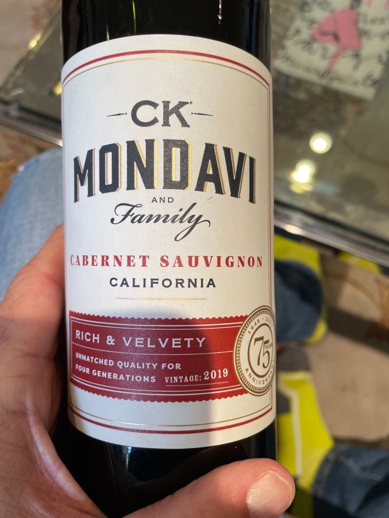 2021 CK Mondavi Cabernet Sauvignon, USA, California, Napa Valley, St ...