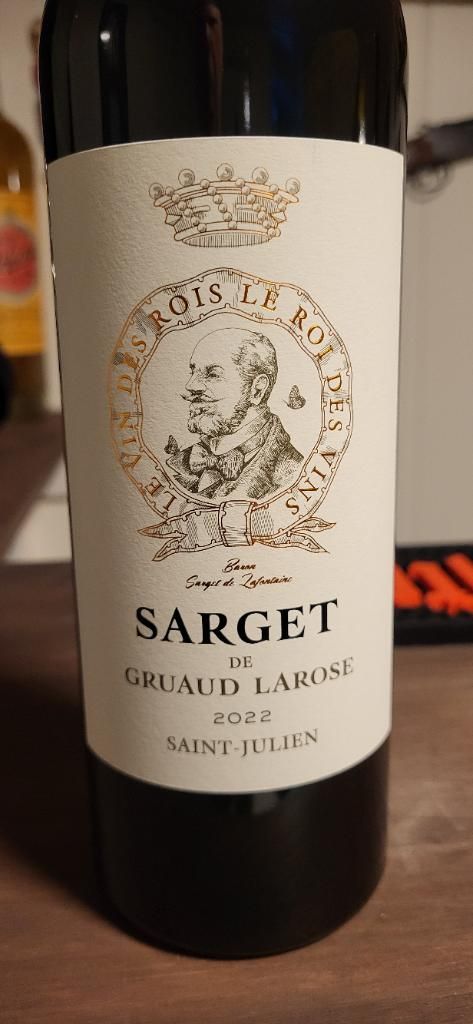 2022 Château Gruaud Larose Sarget de Gruaud Larose - CellarTracker