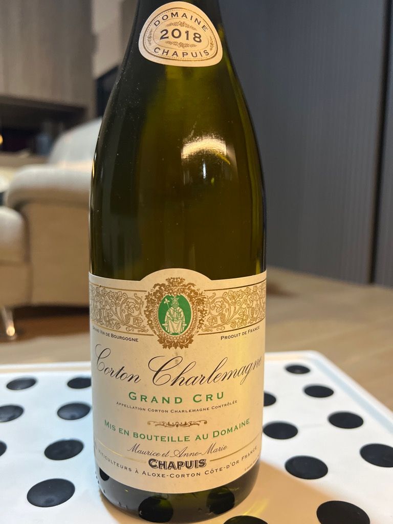2020 Domaine Chapuis Corton-Charlemagne - CellarTracker