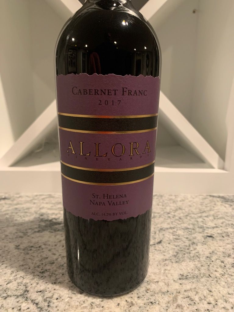 2017 Allora Vineyards Franc, USA, California, Napa Valley, St